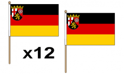 Rheinland-Pfalz Hand Flags
